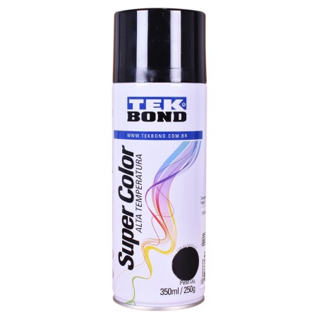 TINTA SPRAY PRETO FOSCO USO GERAL 350 ML