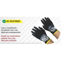 LUVA POL/NYLON 40-158SP PR WRAP G/GG EXFAK NC