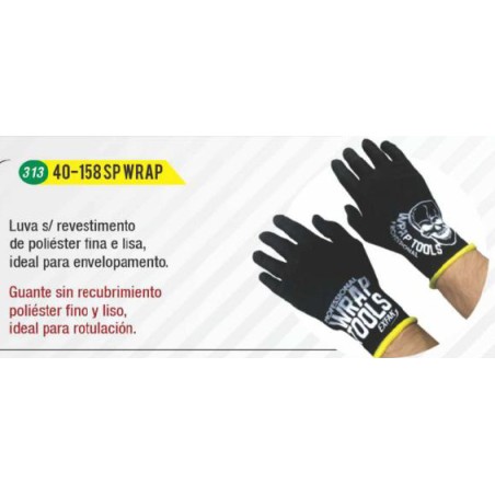 LUVA POL/NYLON 40-158SP PR WRAP G/GG EXFAK