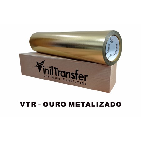 VINIL TRANSFER RECORTE OURO METALIZADO 0,50