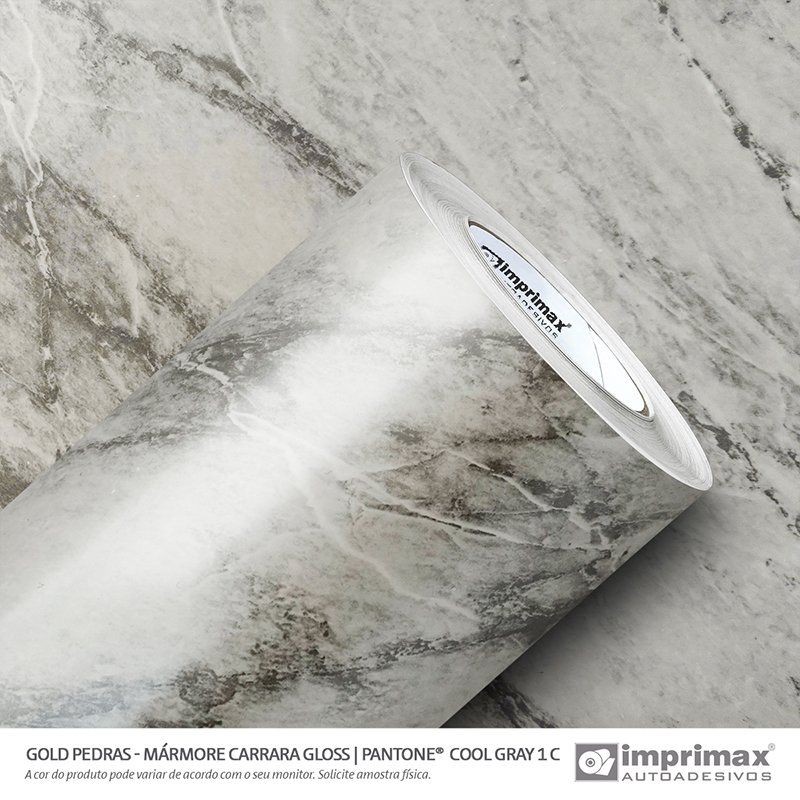 GOLD PEDRAS MÁRMORE CARRARA GLOSS 1,22M