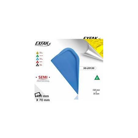 ESPATULA MEIA LUA AZUL FLEX 50-20130 EXFAK