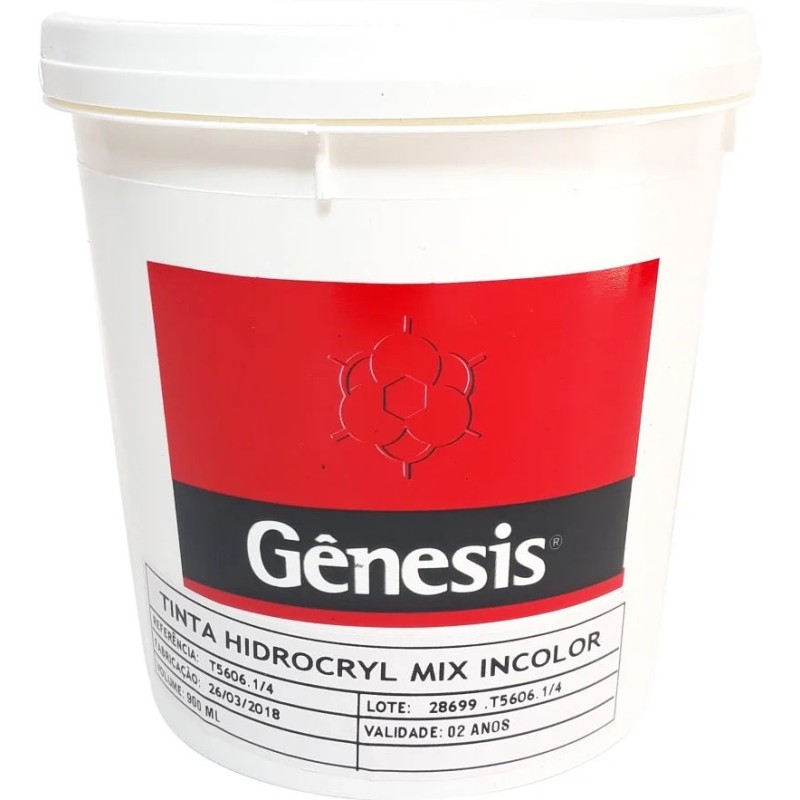 TINTA HIDROCRYL ELASTIC INCOLOR GÊNESIS 1KG