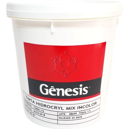 TINTA HIDROCRYL ELASTIC INCOLOR GÊNESIS 1KG