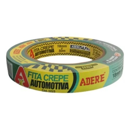 FITA CREPE AUTO VERDE ADERE 18MMX40M