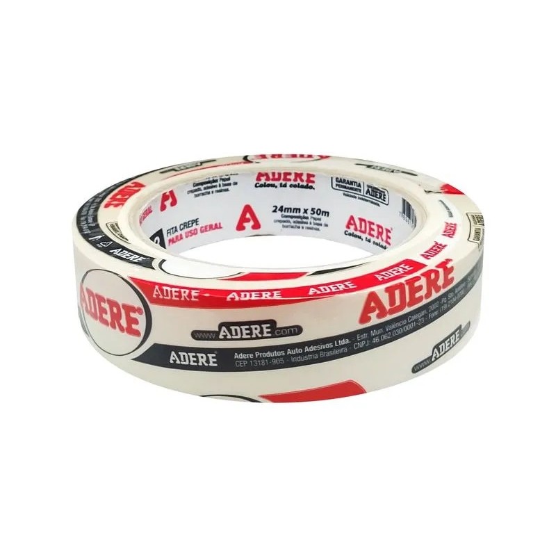 FITA CREPE USO GERAL BEGE ADERE 423 18MMX50M