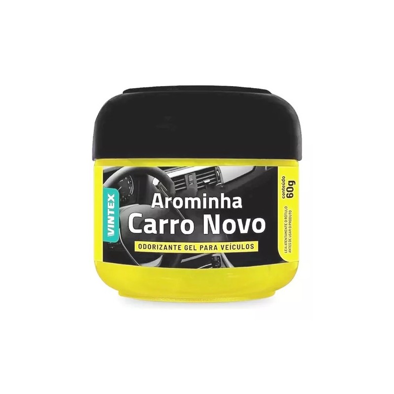 AROMINHA GEL CARRO NOVO 60G