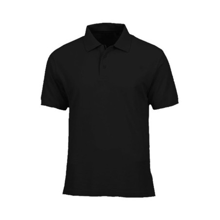 CAMISA PIQUET POLO PRETA ADULTO P