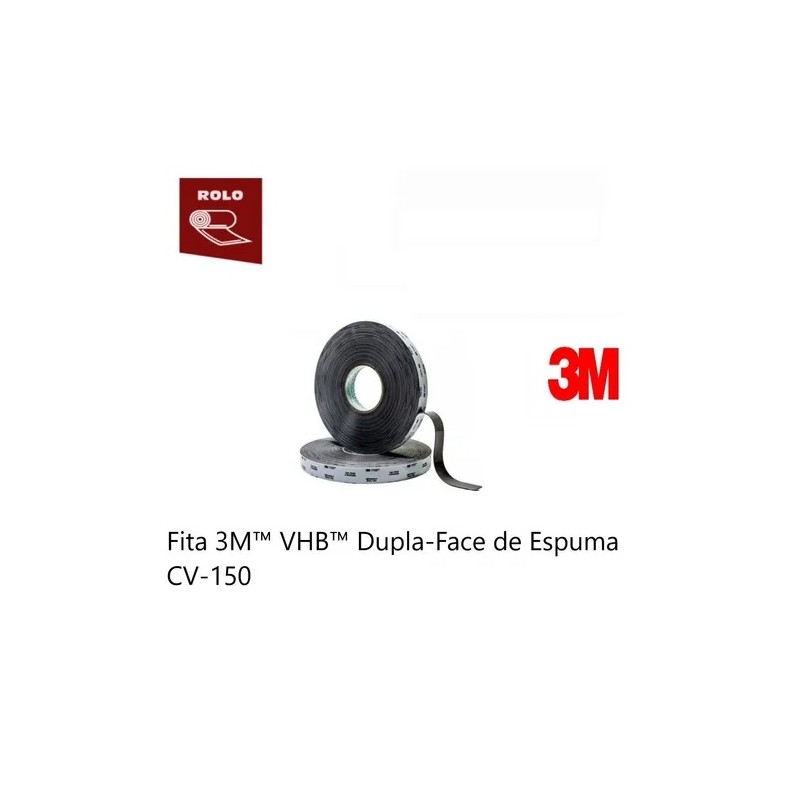 FITA DUPLA FACE 3M VHB CINZA CV-150 15mm x 33m