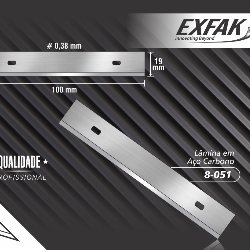 LÂMINA PARA RASPAR VIDRO EXFAK 8-051