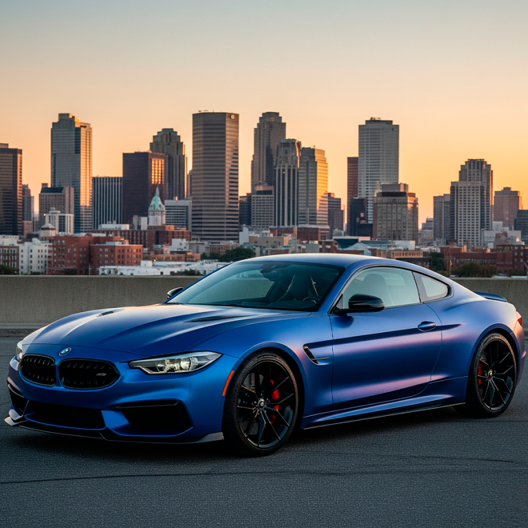 Satin blueberry Metalic